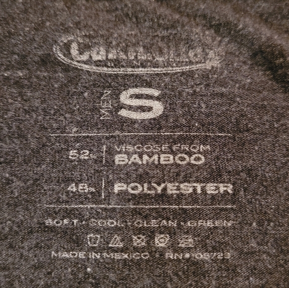 CARILOHA Bamboo Blend Short Sleeve T-shirt, Size Small - Picture 6 of 8